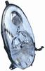 FARO DX H4 PRED REG ELETT NISSAN MICRA 01/03>09/07 PARAB CROM