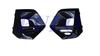 KIT GRIGLIE P/TI ANT C/FEND NERO LUCIDO PEUGEOT 2008 01/19>